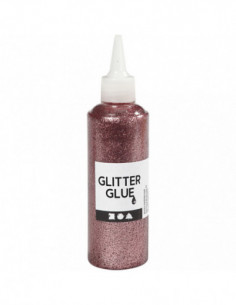 Glitterlijm Lichtroze 118ml