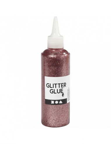 Glitterlijm Lichtroze 118ml