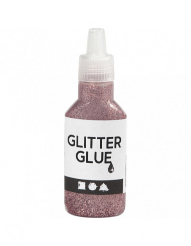 Glitterlijm Roze 25ml