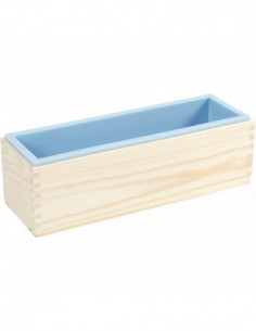 Silicone Vorm in een Houten...