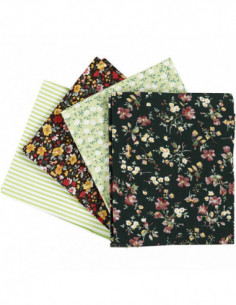 Patchwork Stof Groen...