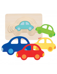 Lagenpuzzel Auto, 5 Lagen