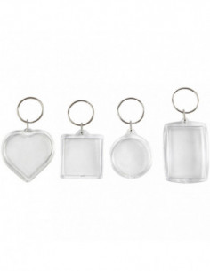 Sleutelhanger Vormen 4st.