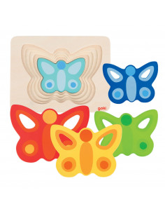 Lagenpuzzel Vlinder, 5 Lagen