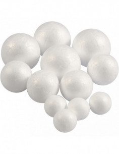 Ballen Wit 20-30-40mm 12st.