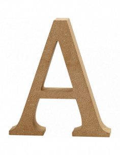 Letter A MDF 13cm 1st.