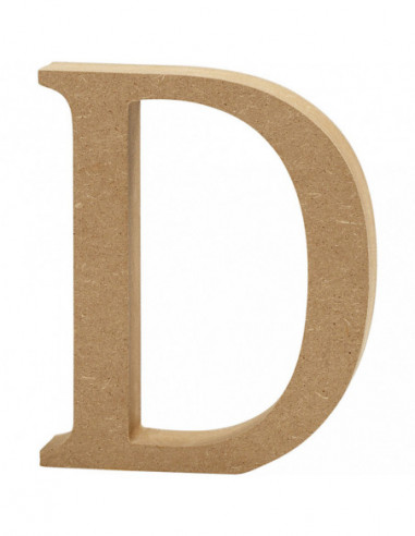 Letter D MDF 13cm 1st.