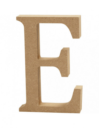 Letter E MDF 13cm 1st.