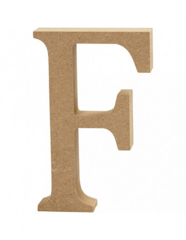 Letter F MDF 13cm 1st.