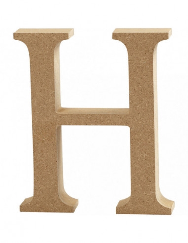 Letter H MDF 13cm 1st.