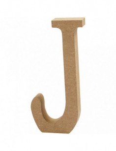 Letter J MDF 13cm 1st.