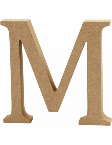 Letter M MDF 13cm 1st.