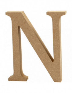 Letter N MDF 13cm 1st.