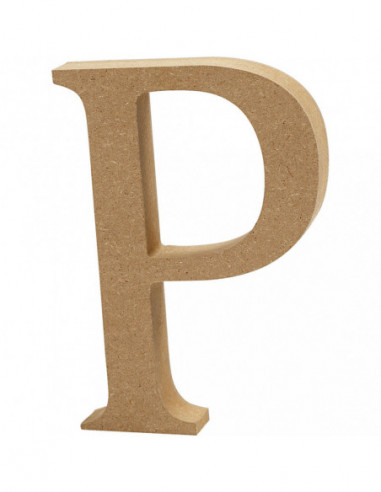 Letter P MDF 13cm 1st.