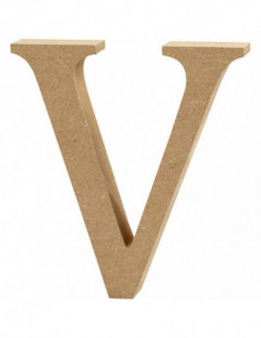 Letter V MDF 13cm 1st.