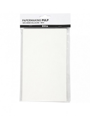 Papier Pulp Off-white 20x12cm 100gr