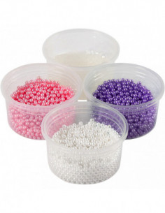 Pearl Clay Roze Paars Wit...