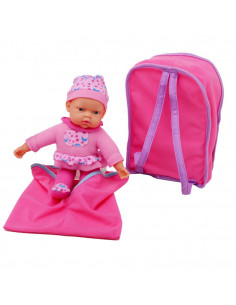 Baby Rose Pop 30cm in Draagtas