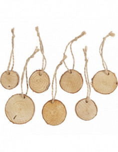 Houten Schijf met Ophangoog...