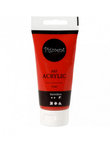Pigment Art Acrylverf Vermilion 75ml