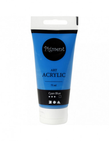 Pigment Art Acrylverf Cyan Blauw 75ml