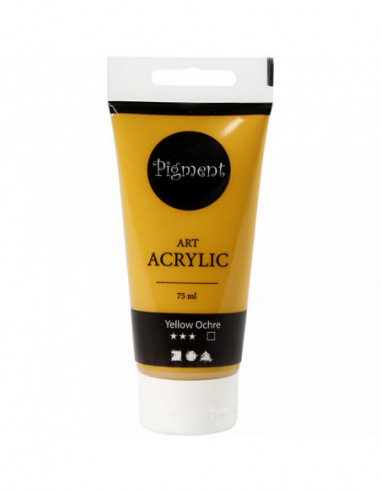 Pigment Art Acrylverf Ochre Geel 75ml