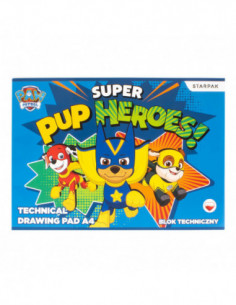 Tekenblok Paw Patrol A4 10...