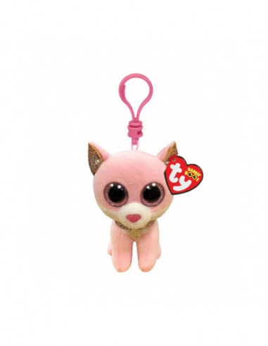 Ty Beanie Boo's Clip Fiona Pink Cat 7cm