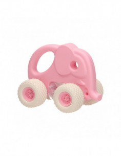 Roze Olifant met Ratel