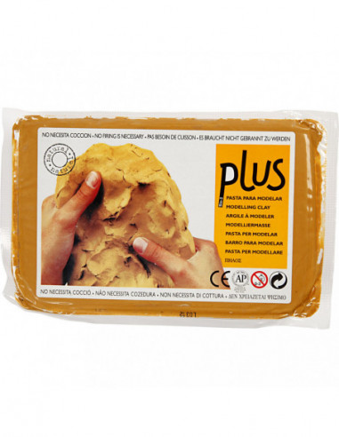 Zelfhardende Klei Currykleur 1000 gr