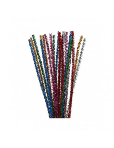 Chenilledraad sterke kleuren L: 30 cm...