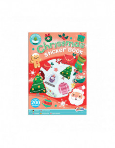 XMAS Stickerboek A4 8 Vellen