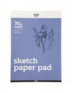 Schetsblok Wit A3 70gr 70...