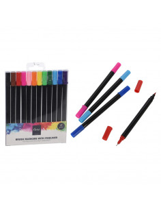 Brush Pen Met Fineliner