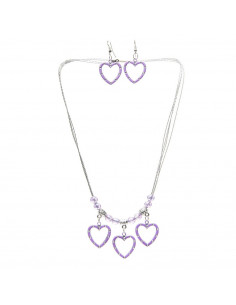 Halsketting Met Oorbellen...