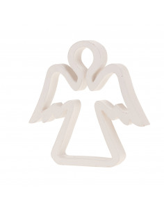 Houten Engel - Wit BT