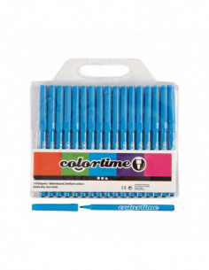 Lichtblauwe Stiften 18st.