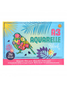 Aquarelblok A3 24 Vellen