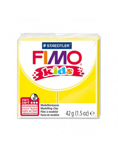 FIMO Kids Boetseerklei Geel 42gr