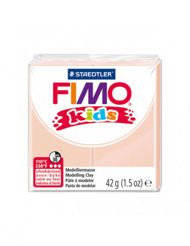 FIMO Kids Boetseerklei Licht Beige 42gr