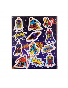 Stickervel Superhelden