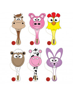 Houten Racket met Bal aan...