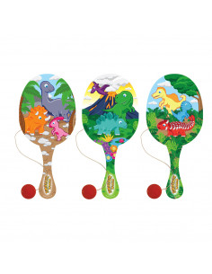 Houten Racket met Bal aan...