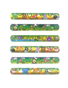 Klaparmband Jungle Dieren