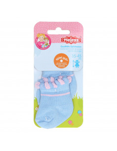 Poppensokken - Blauw, 35-46 cm