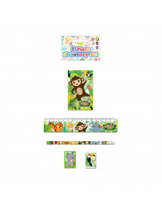 Tekenset 5 Delig Wilde Dieren