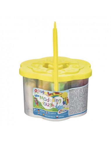 Klei In Potje 19 Staven Geel