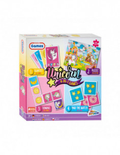 Spellendoos 4in1 Eenhoorn