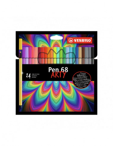 STABILO Pen 68 ARTY Etui 24st.