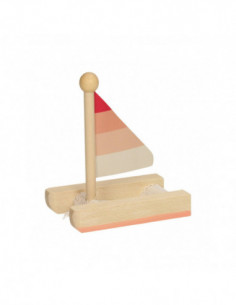 Catamaran Hout -Rood